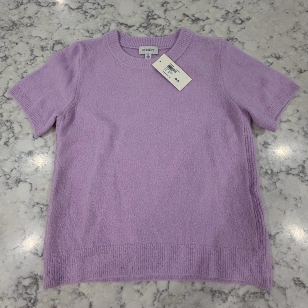 Evereve Lavender Sweater Tee